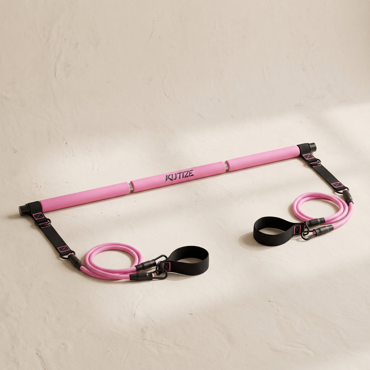 Softform Pilates Bar Kit in Blush Pink | Portable Home Workout Set