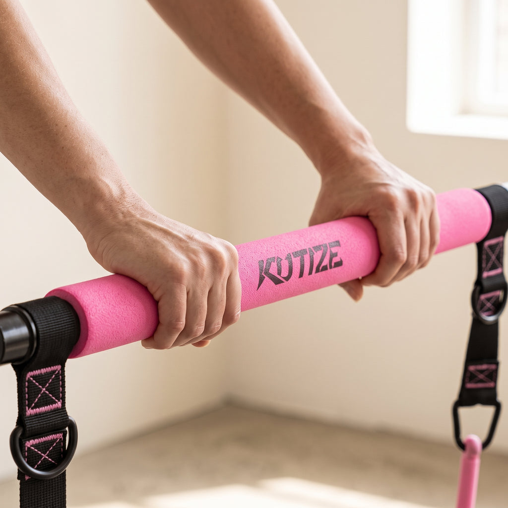 Softform Pilates Bar Kit in Blush Pink | Portable Home Workout Set